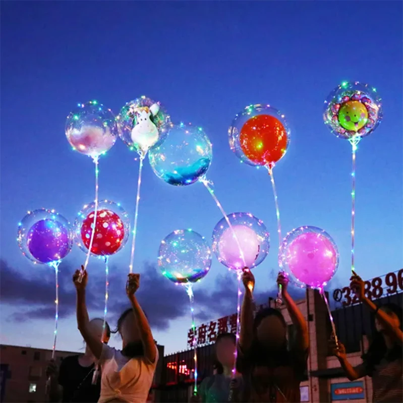 Balloon Bobo Wholesale 10 Inches Round Shape Balloons Clear Transparent Globos PVC Bubble