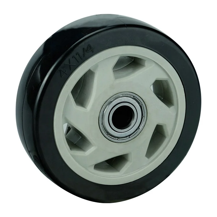  WBD Industrial 125Mm - 150Mm Rubber Storage Silent Trolley