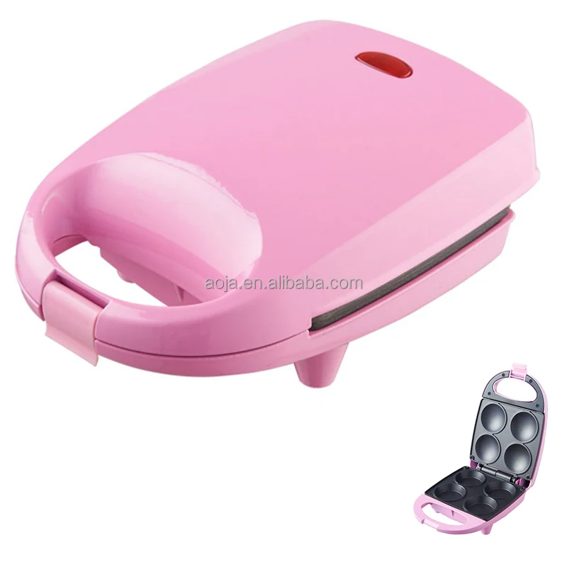 AOJA Fixed 3 in 1 Custom 1 Slice Sandwich Maker Stainless Steel Kids Breakfast 6 in 1 Waffel Maker Electric Baking Griddle