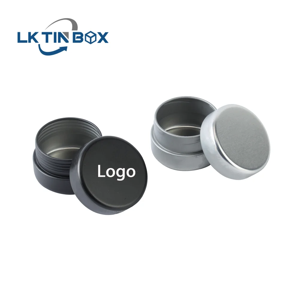Custom Logo Print Empty Child Proof Pill Box Containers Candy Metal Tins Box Round Tin Box Packaging Tin Case