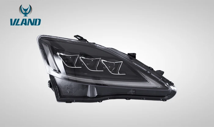 VLAND Factory последовательное 2-е поколение XE20 IS 220d/F 300 350 передняя фара 2006-2012 автомобильная система освещения светодиодные фары для Lexus IS250