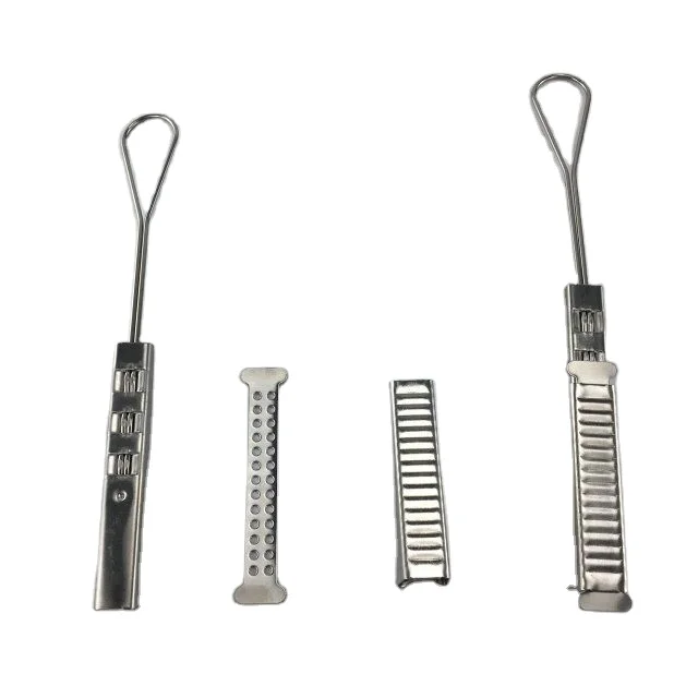 Factory Supply Stainless Steel Optical Fiber Cable Drop Wire Clamp For Fiber Optic Cables