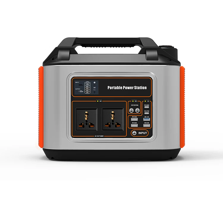 Portable Power Station 486Wh 500W 135000mAh Lithium ion Battery Solar Generator Power Supply Universal EU 220V US JP 110V