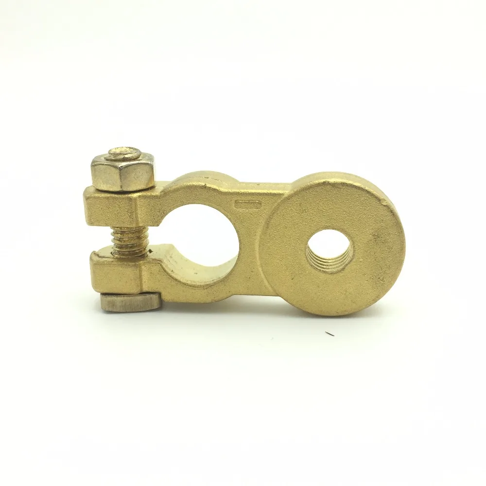 High quality solid brass car aa battery terminals cable connectors clamp