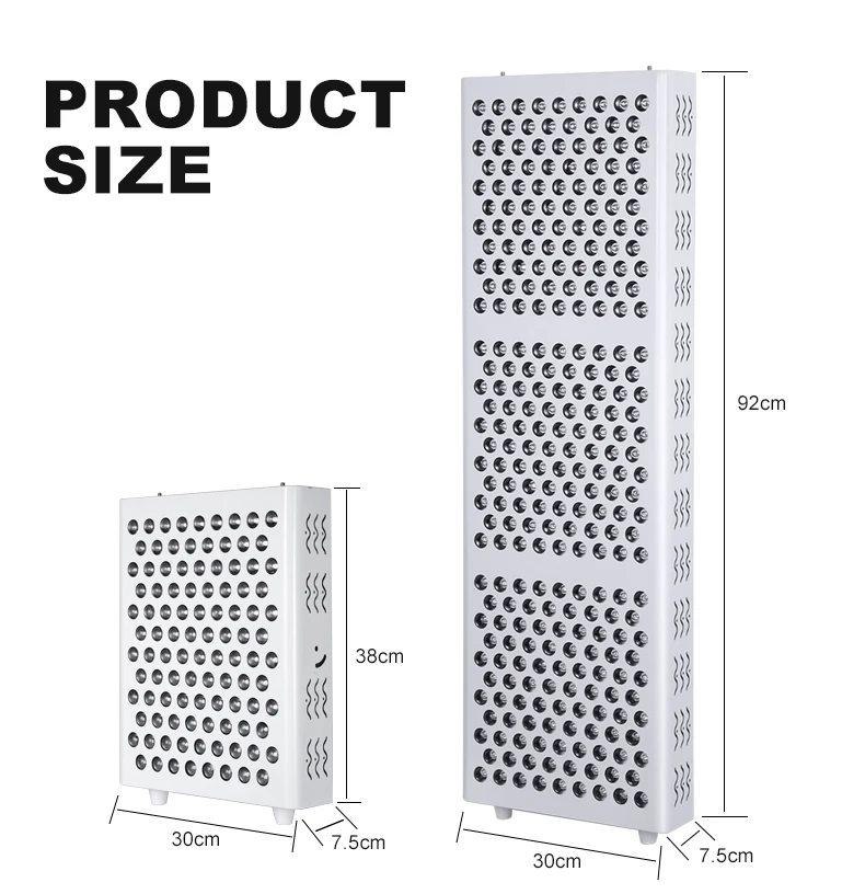 China Factory Best PDT Machine Remote Timer Smart LED Lamp Therapy 1500W 500W Pulse Acen Anti Sap Infrared Therapy Light Devices