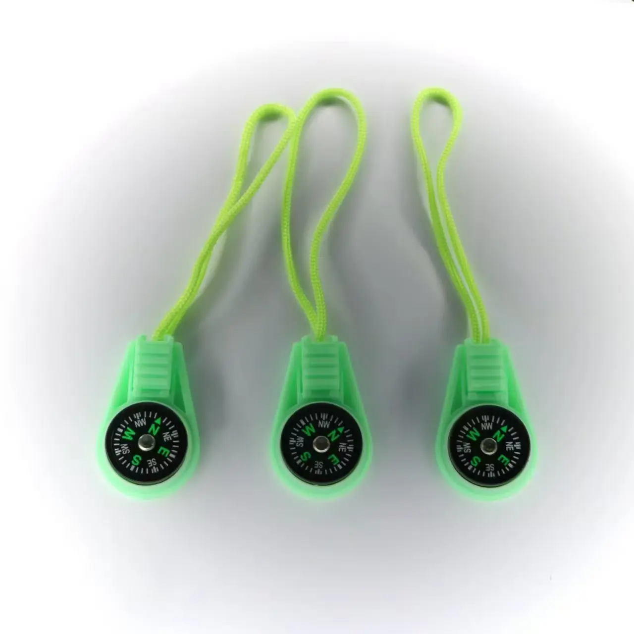 Colorful Mini Compasses for Camping Hiking Outdoor  Adventures Bulk Compass Cord Pocket Sized Party Favors