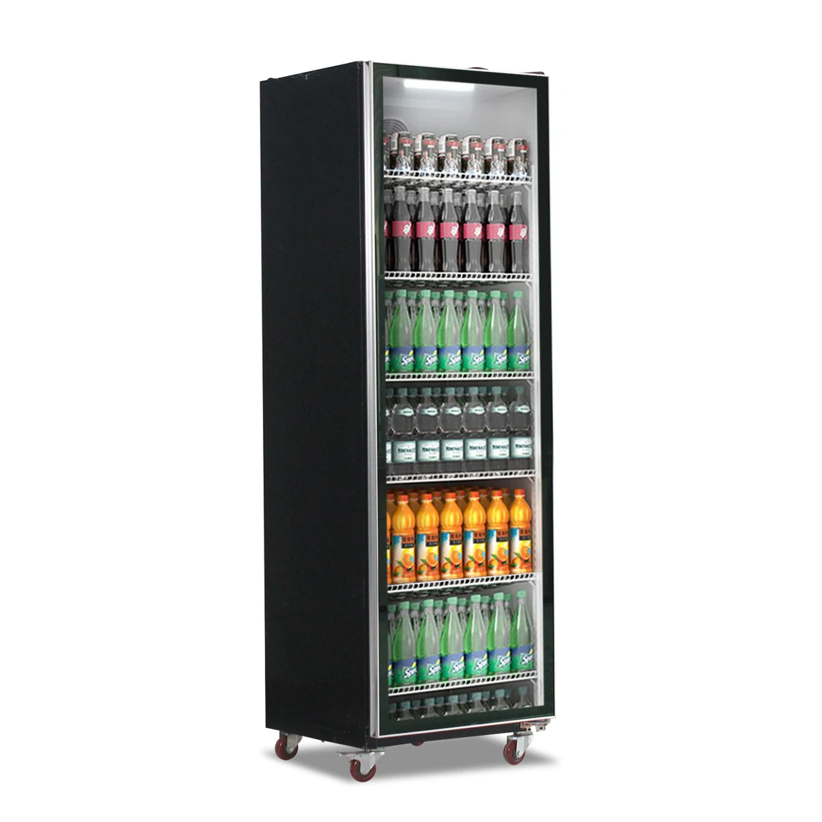 glass door fridge supermarket beverage cabinet commercial refrigerator display freezers Refrigeration Equipment