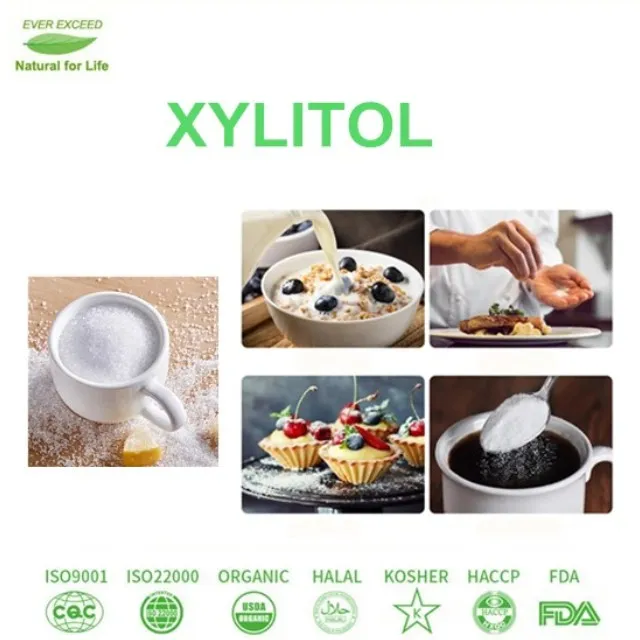
Sugar substitute sweetener xylitol crystal bulk price 25kg bag 