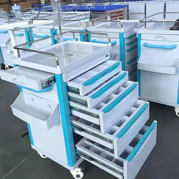 Новый стиль, многофункциональная тележка из АБС-пластика для медицинской анестезии