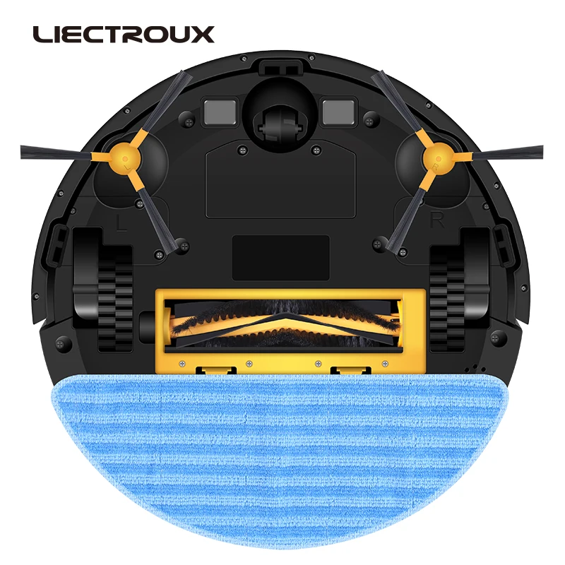 Long Time Vacuuming and Cleaning Mop Robot Vacuum LIECTROUX C30B Wifi Controlled Electric Control Water Tank
