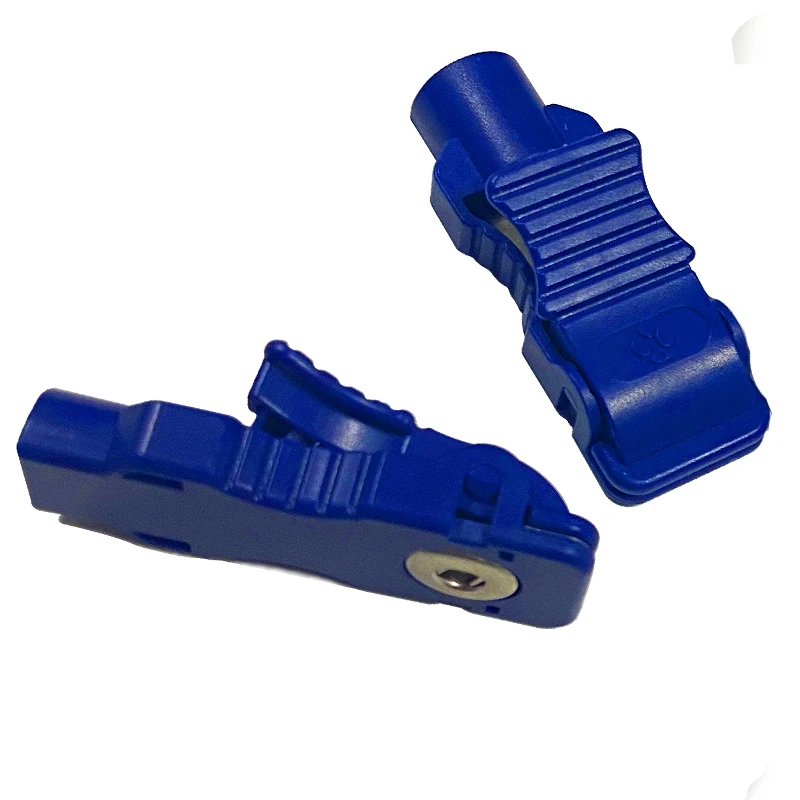 Banana To Tab Adaptors/ekg Electrodes/adult/pediatric Banana To Tab Set Of 10 Alligator Clip