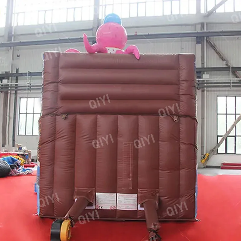 China Hot Sale Inflatable Pirate Ship Bounce House Outdoor Inflatable Cartoon Bounce Castle