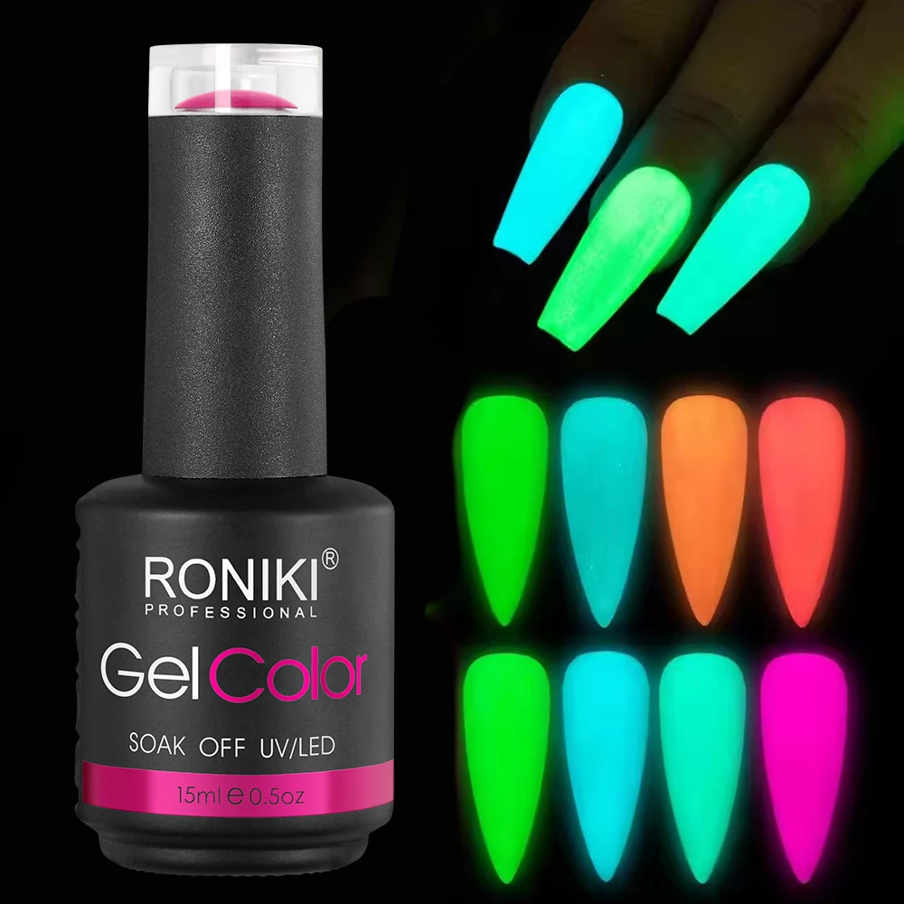 Неоновый Гель-лак для ногтей RONIKI