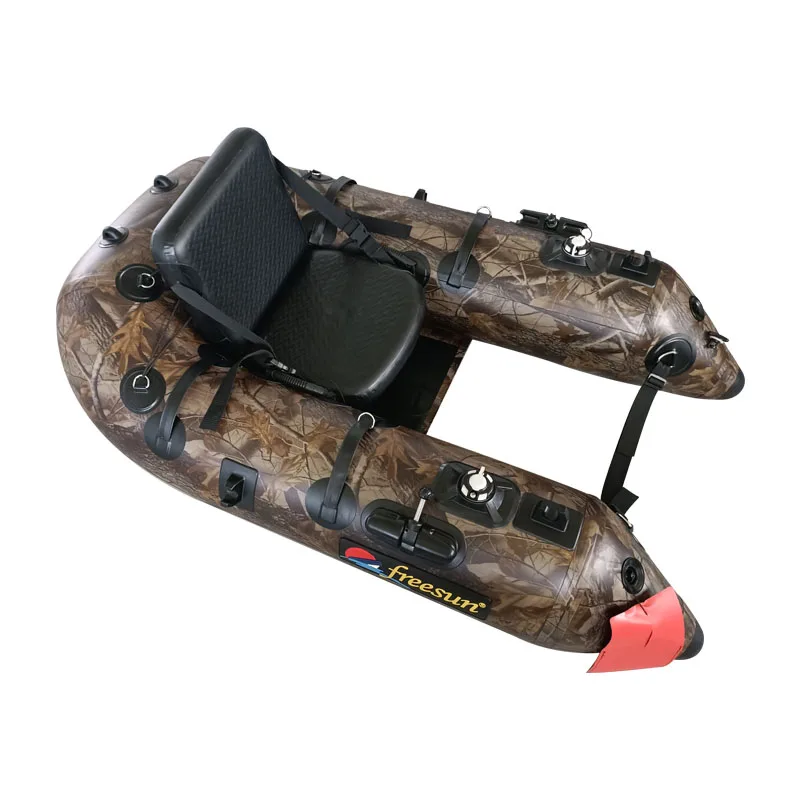 165cm 5.4ft Inflatable Pontoon Belly Fishing Boat 1 Person