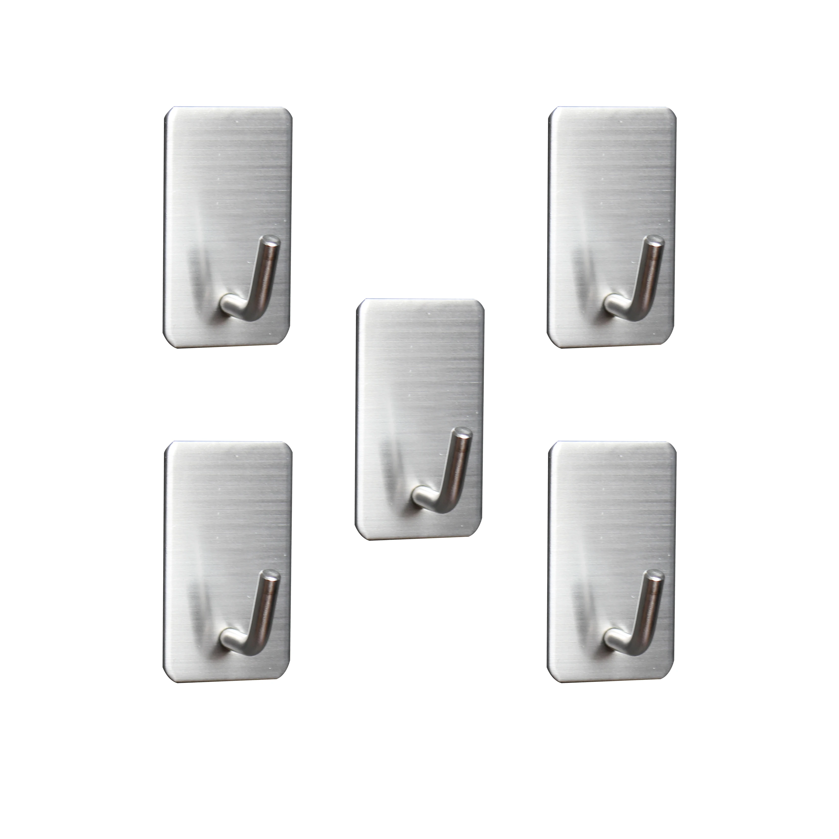 Stainless Steel Coat Hook Towel Hook Self Adhesive Wall Hook for bathroom