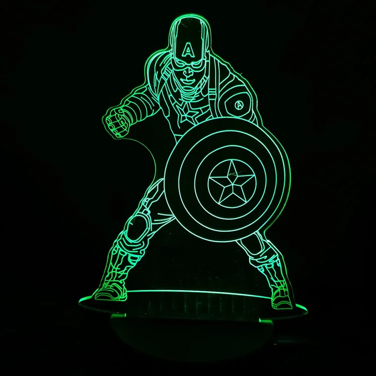 New Arrivals Smart Touch 16 Colors Changing Dimmable USB Powered Bedroom Decoration Table Sleep 3D Led Night Light Lamp for Kids