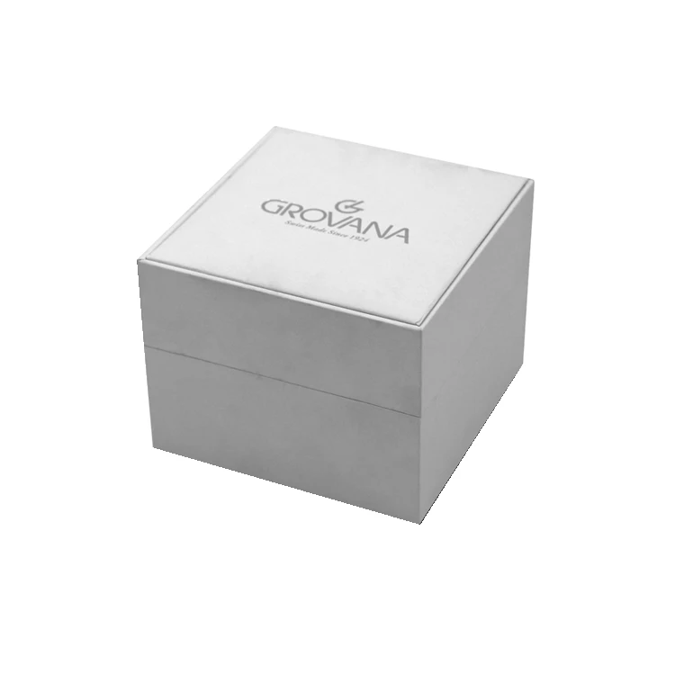 100% Factory Custom 1 Slot Simple Packing Cardboard Paper Gift Packaging Single Watch Box