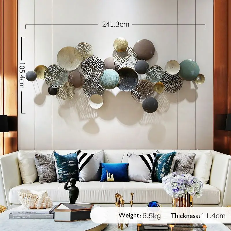 3D Art Ocean Starfish Iron Metal Decoration Items Iron Metal Wall Decoration For Living Room