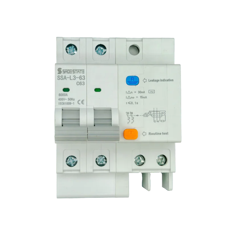Auto Recloser Breaker 63a Elcb 110V for US Voltage Standard Mccb Accessories Leakage Module