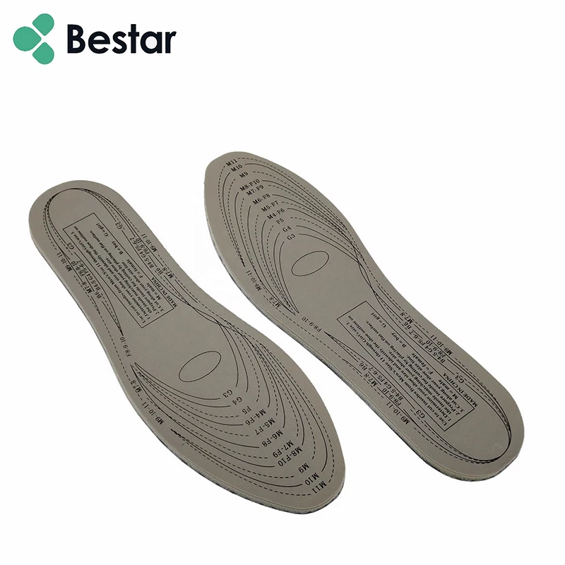 Foot pain relief Shearable anti-slip memory foam insole latex warm insole