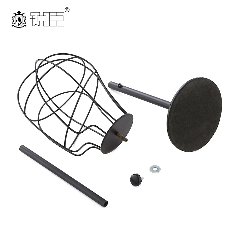 Line Design Adjustable Hat Display Rack Black Powder Coated Metal Stainless Steel Cap Holder Hat Display Stand