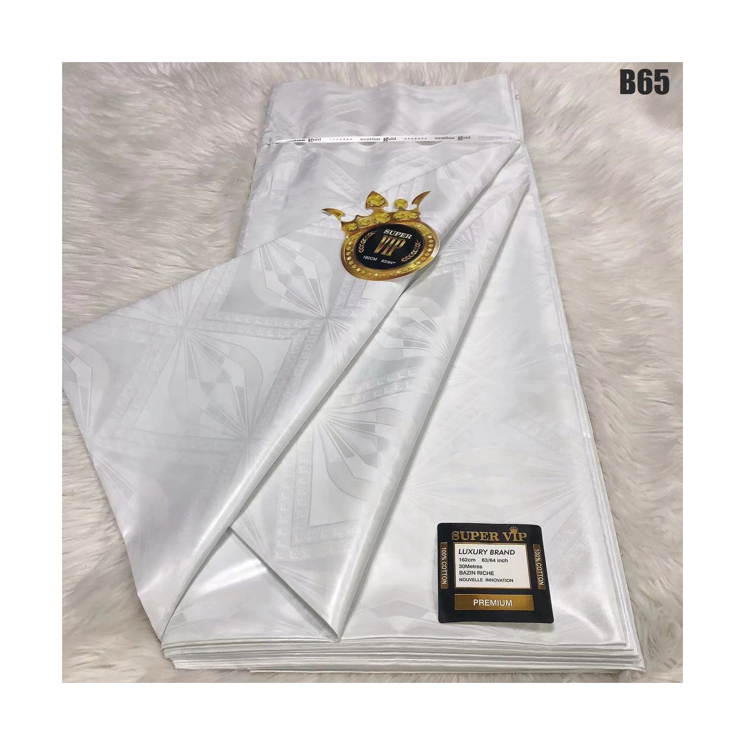 African Popular Bazin Sets 100% Cotton Bazin Riche Fabric for Dress Making