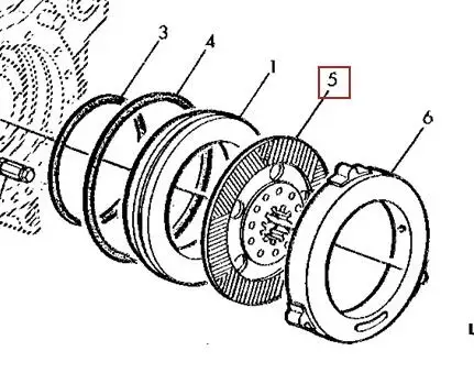 Tractor Spare Parts Brake Friction Disc For John and Deere Parts AL111498 Brake Friction Disc