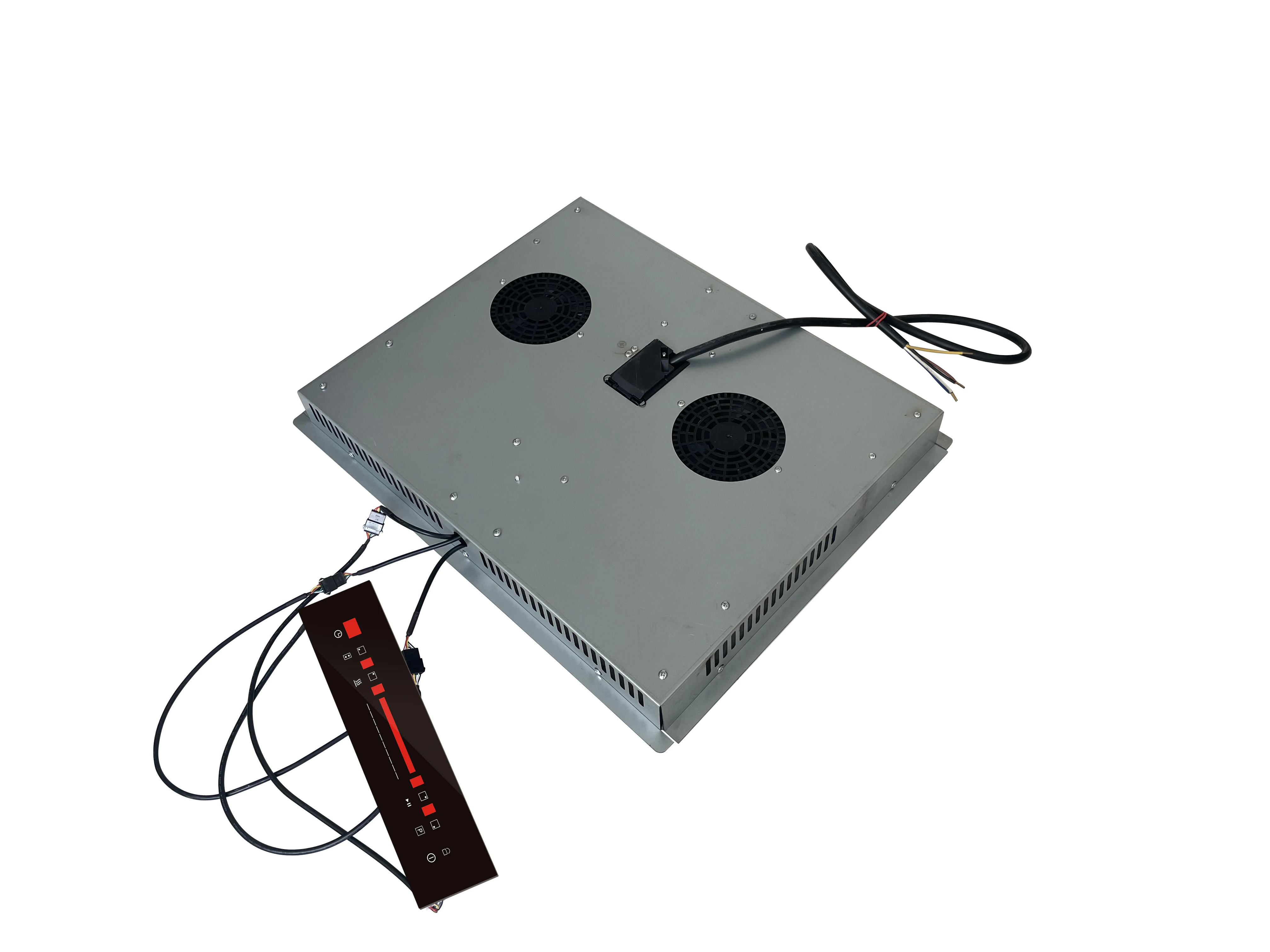 Invisible Induction Hob Cooktop Stove Cooker Under Granite Marble Countertop Built In 4 burner Hob Separated Control Panel