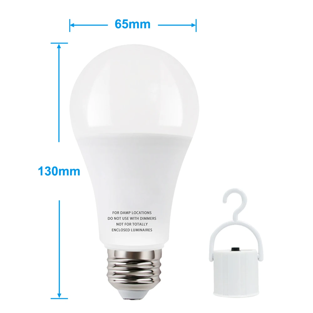 T10 ac dc 12w c9 h4 christmas housing car driver raw material SKD sensor rechargeable emergency led light bulb