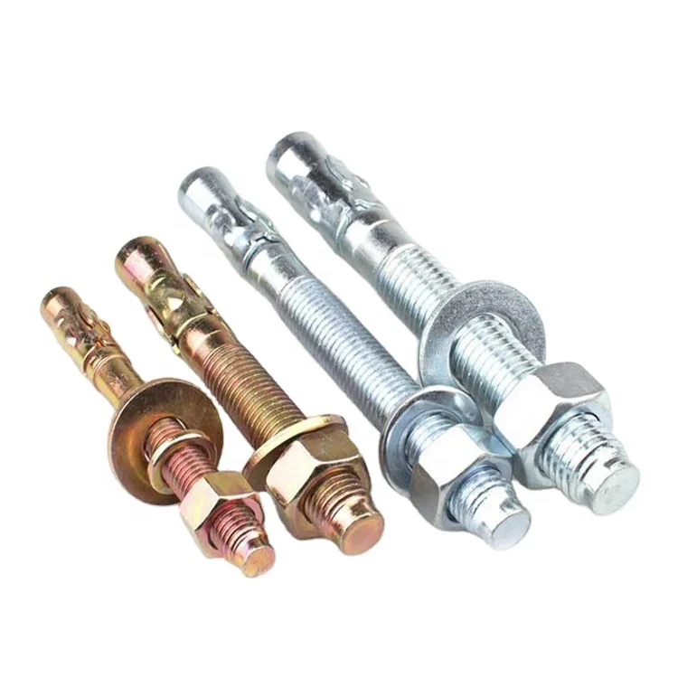 Высококачественная нержавеющая сталь оцинкованный стальной Клин якорь прямая Заводская Продажа расширительный болт для строительства