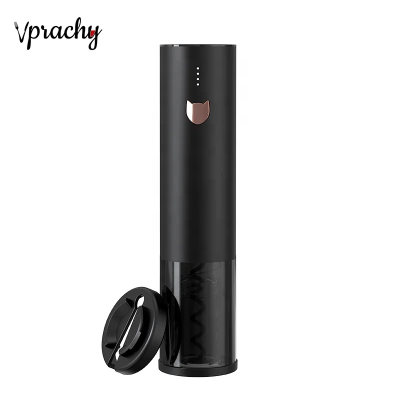 New Arrival Electric Wine Opener One-button Rechargeable Electric Corkscrew Wine Opener for Kitchen