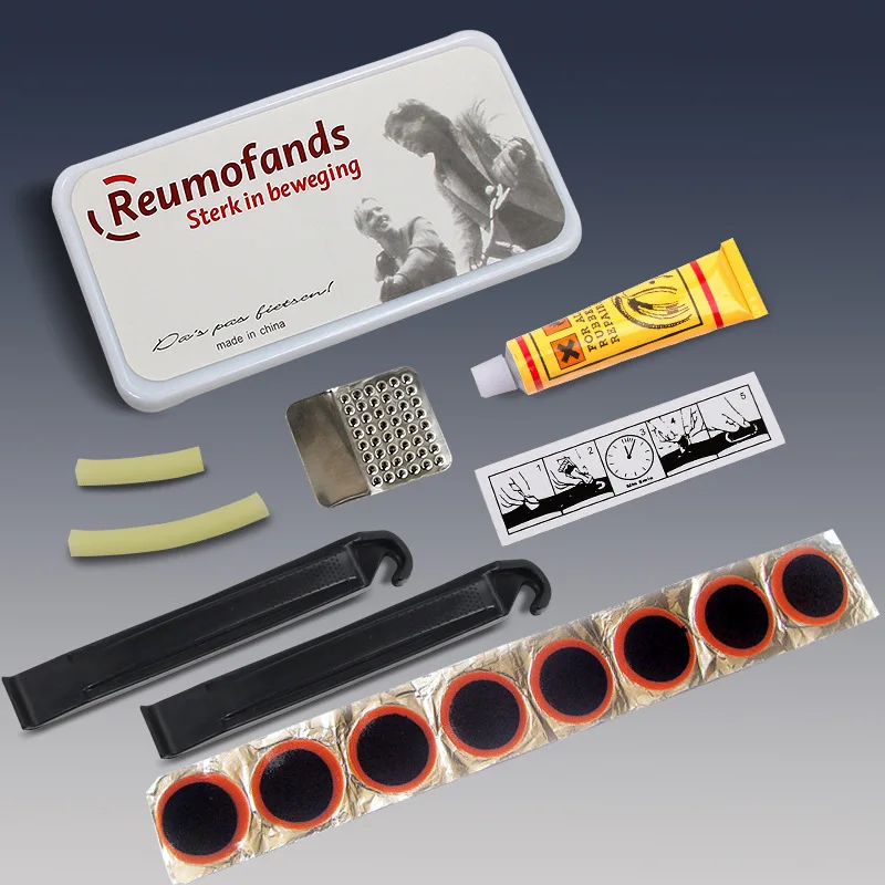 Инструменты для ремонта велосипеда резиновая накладка на клеевой рычаг плоских шин аварийная фиксация Аксессуары