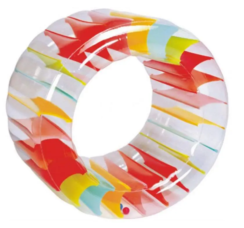 Per Newly Roller Wheel Inflatable Roller Ball Toy Kids Colorful Multi-Purpose Pool Rafts Crawling Roller