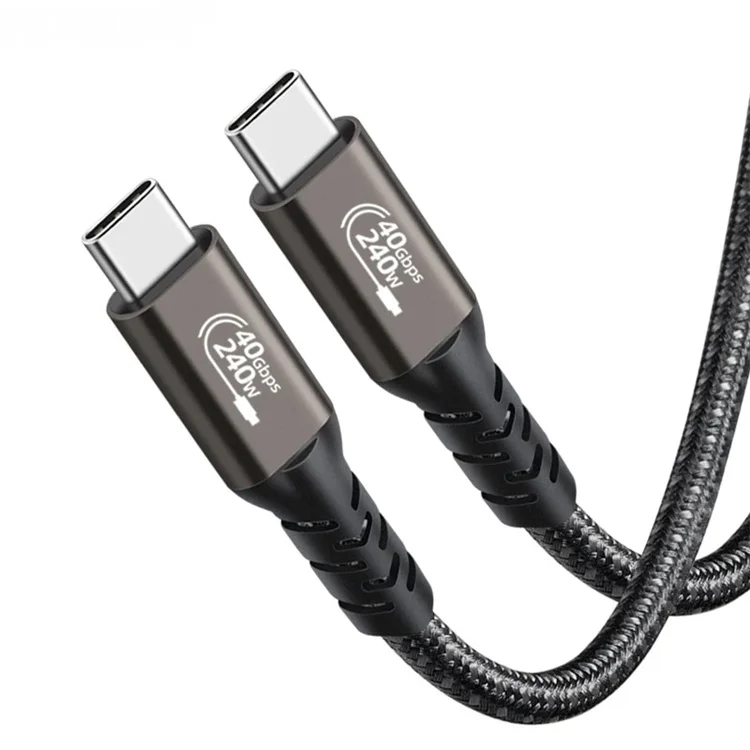 PD 240W 40Gbps USB4.0 Dual Type C to Type-C Audio Video Data Transfer Cable USB4 Fast Charging Cable 8K@60Hz Thunderbolt4