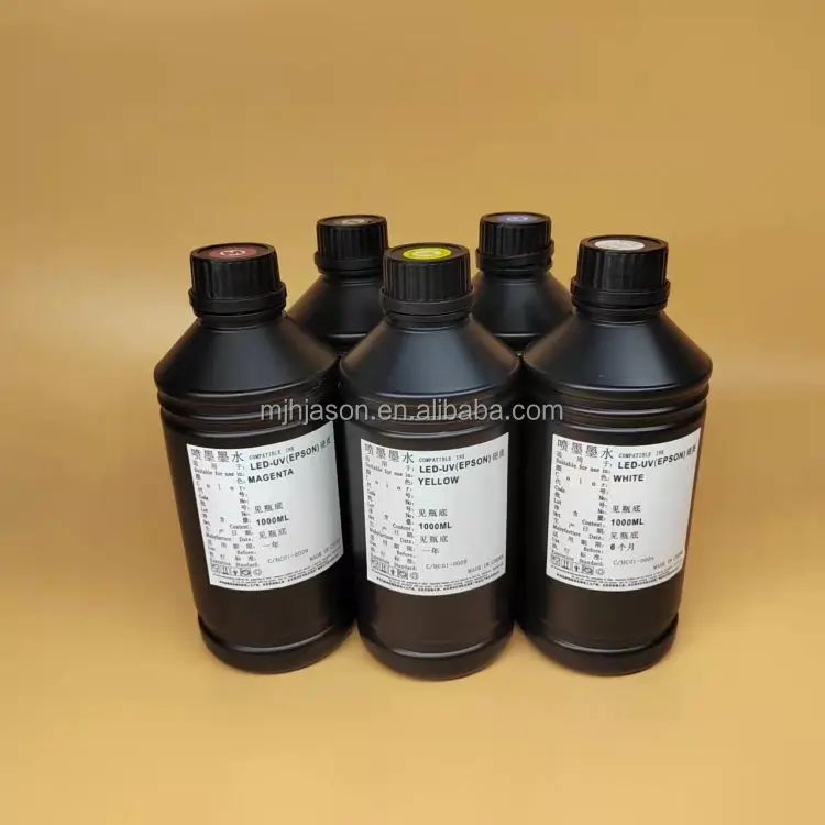 Mojiahui Led Uv Premium Curable Ink For Epson Dx6 R1900 Dx5 Dx6 Dx7 Dx8 Xp600