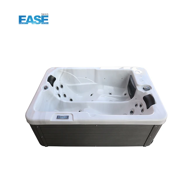 Two Person Lounger Small cheap Freestanding Acrylic Bathtub Jacuzi Outdoor Spa Hot Tubs