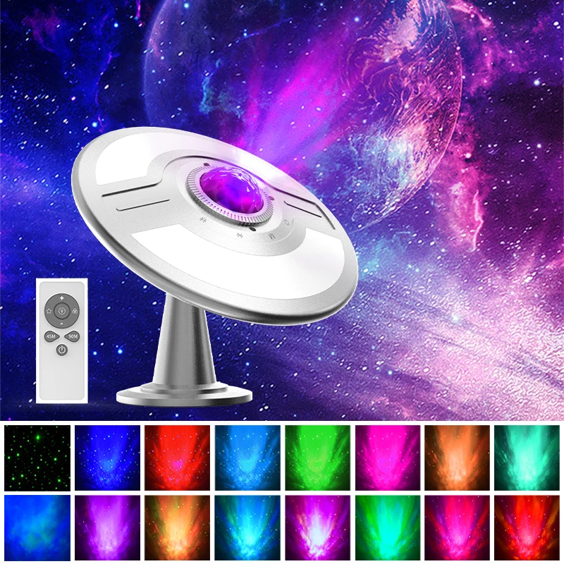 Remote control HD Large Star Sky Projector Galaxy Ceiling Night Light for Kid Adults Bedroom Outdoor camping Led atmosphere lamp