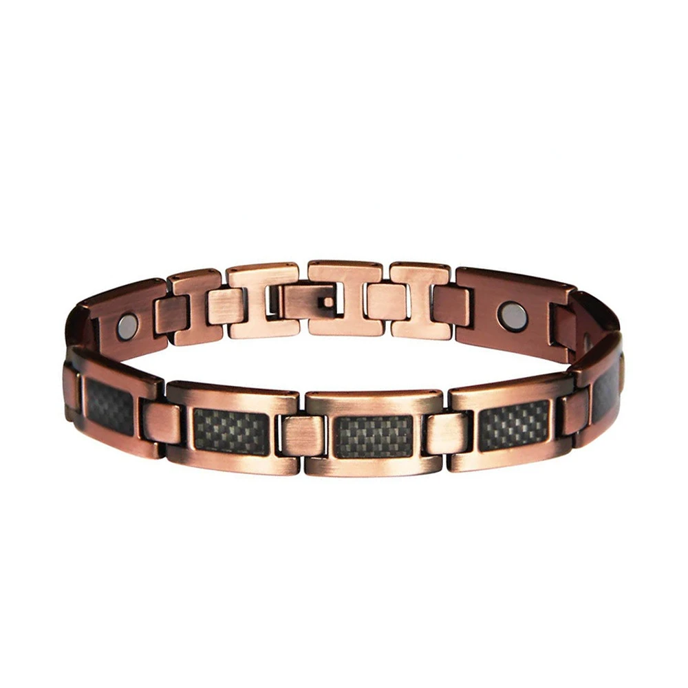 Simple Red Copper Magnetic Health Bracelet magnetic lymph detox bracelet Magnetic Weight Loss Bracelet Fashion Jewelry
