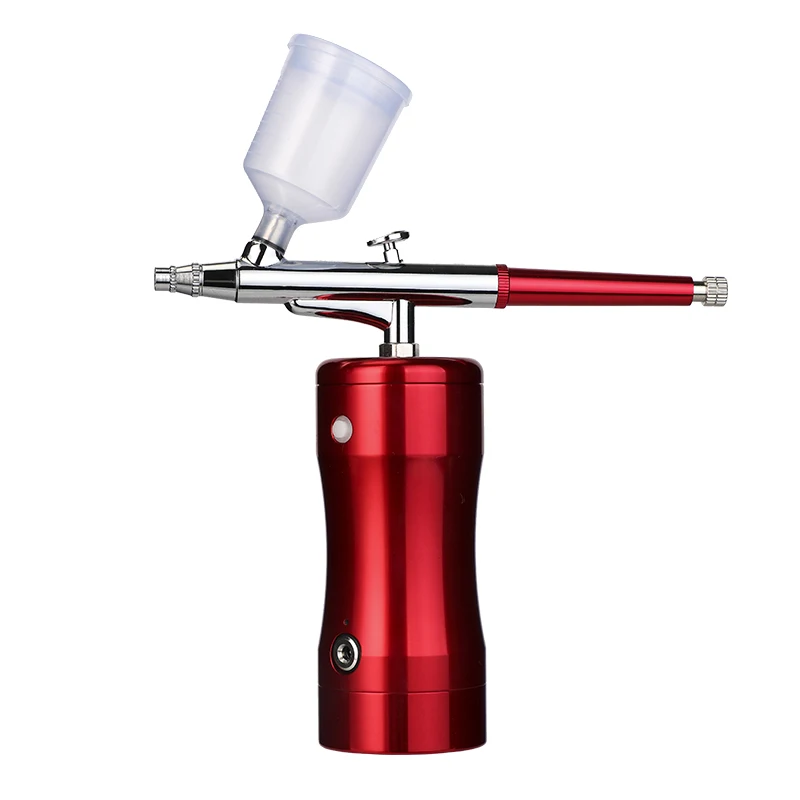 Cake tatoo nails  airbrush gun handheld portable mini wireless  gel polish makeup compressor airbrush machine