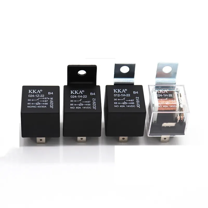 40A 24V 4 pin 5 pin automotive relay auto relay for battery circuit breaker air conditioner pump fog light cooling headlight