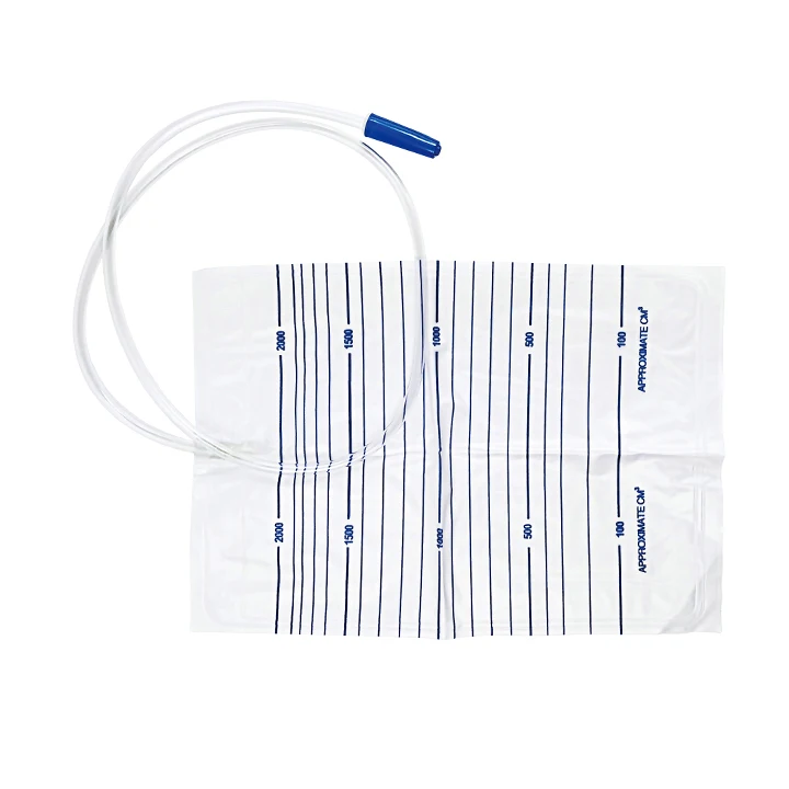 Medical Disposable T valve Urine Bag 1500ml 2000ML