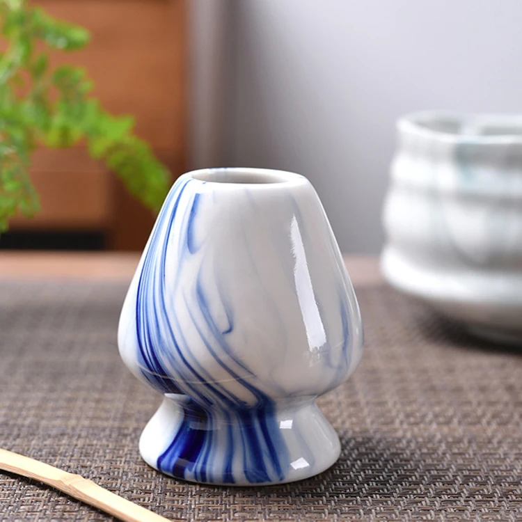 Harmony Popular selling Handmade Bamboo Matcha Whisk Gift Set Bamboo Whisk Stand and Bamboo Whisk Holder