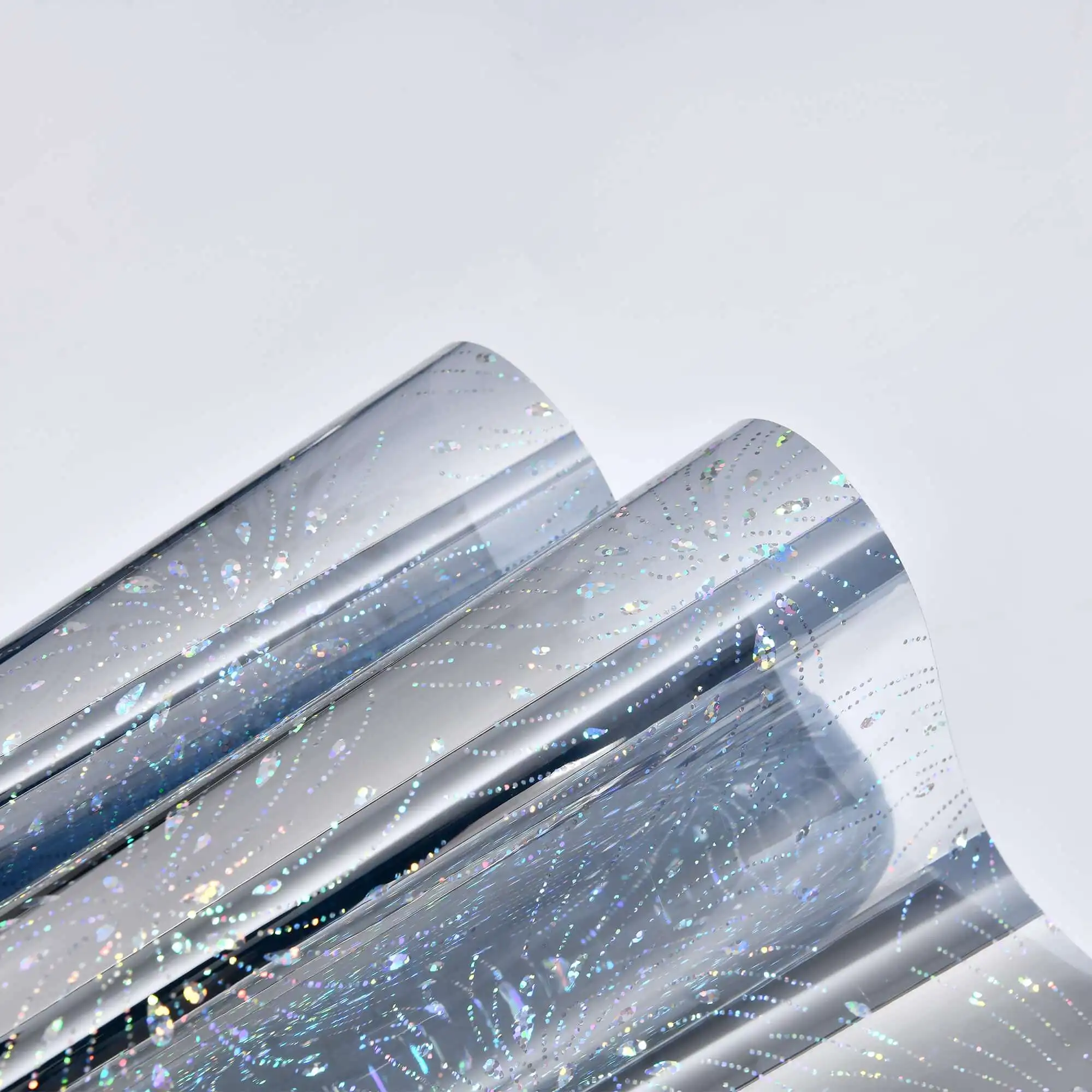 Holographic Laser Solar Shade Anti Uv Adhesive window film privacy film Glass Building Window Film