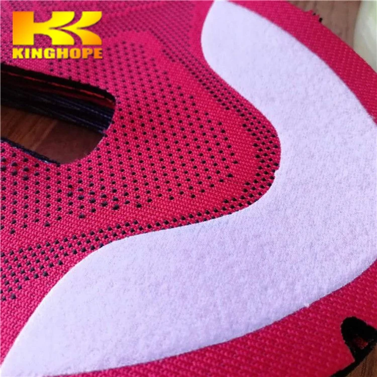
colorful hot melt eva sheet as reinforcing cloth of lining for knitting shoe 