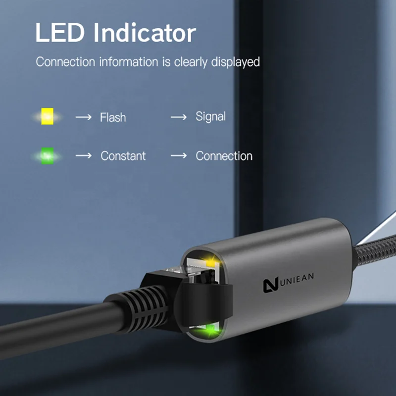 Высококачественный гигабитный сетевой адаптер USB 3 0 к RJ45 Ethernet 1000M для настольного