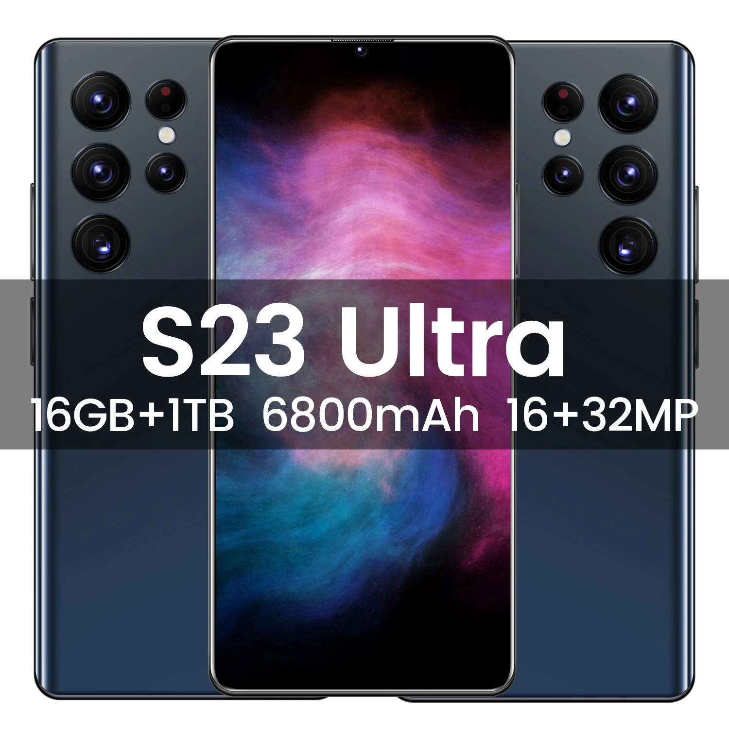 2023 New S23UItra Smart 5G Mobile Phone 16GB Running 1TB Saving Large Memory 7.2 quot Hot Android 12.0 Mobile Manufacturer