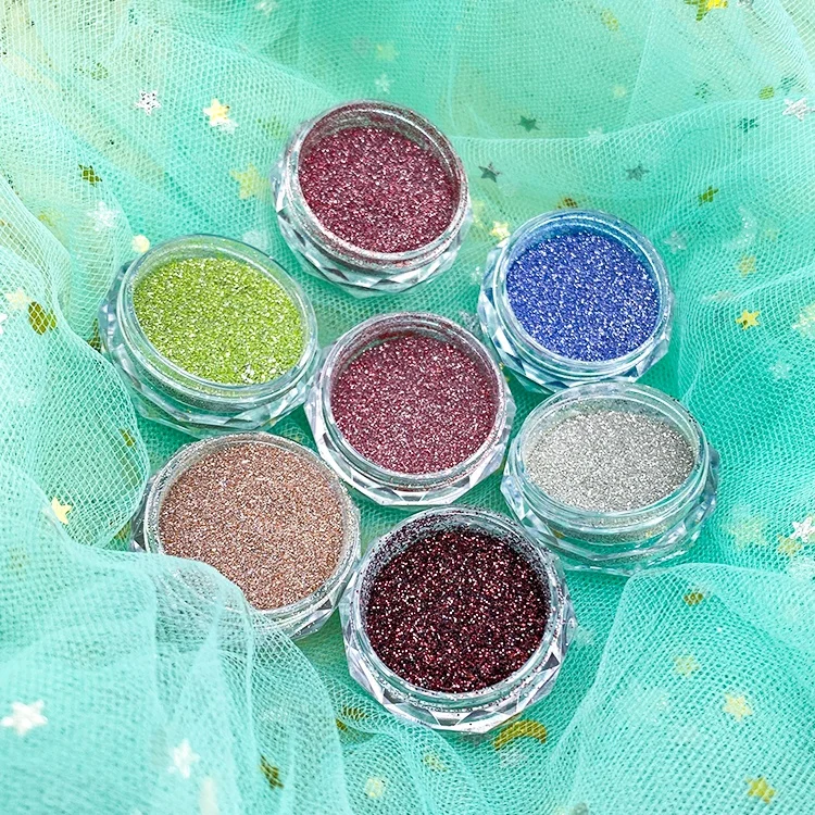 
Tstory 2021 New Fashion Custom Private Label Diamond Crystal DIY At Home Nail Powder 