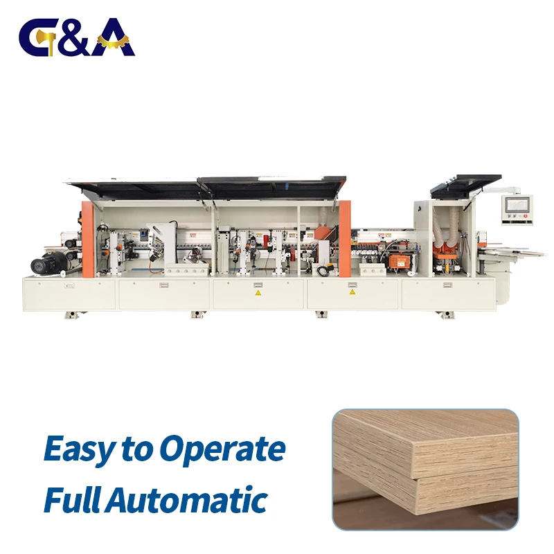 GA 661MR 8 Functions Compact China Woodworking Furniture Soft Forming Wood Automatic Edge Banding Machine