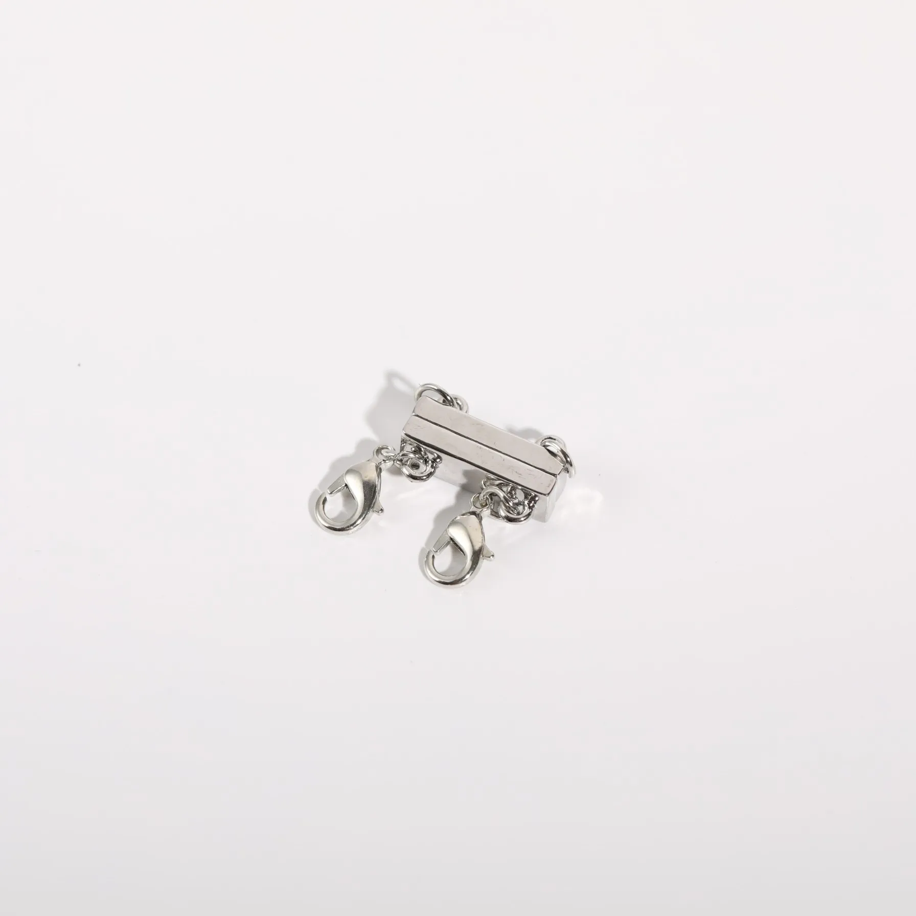 Layered Necklace Clasp Magnetic Necklace Connector Multi Strands Clasps for Layered Bracelet Necklace Silver Layering Clasps