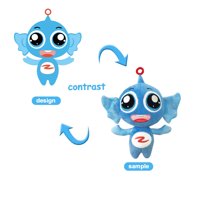 Design your own Mascot toys Super Soft Custom Stuffed Plush Animal Toys Dinosaurs for Kids